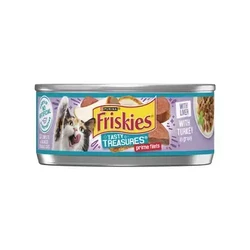 פריסקיז Tasty Treasures מזון לח ומלא לחתולים נתחי הודו וכבד ברוטב 156 גרם